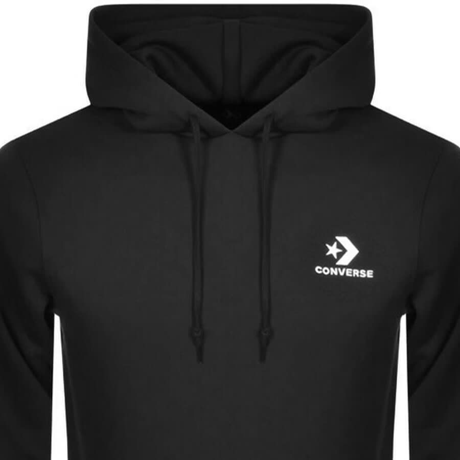 Alternative Image for ProductConverse Star Chevron Logo Hoodie Black2