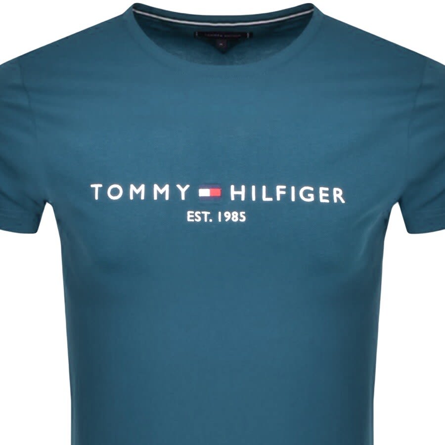 Alternative Image for ProductTommy Hilfiger Logo T Shirt Blue2
