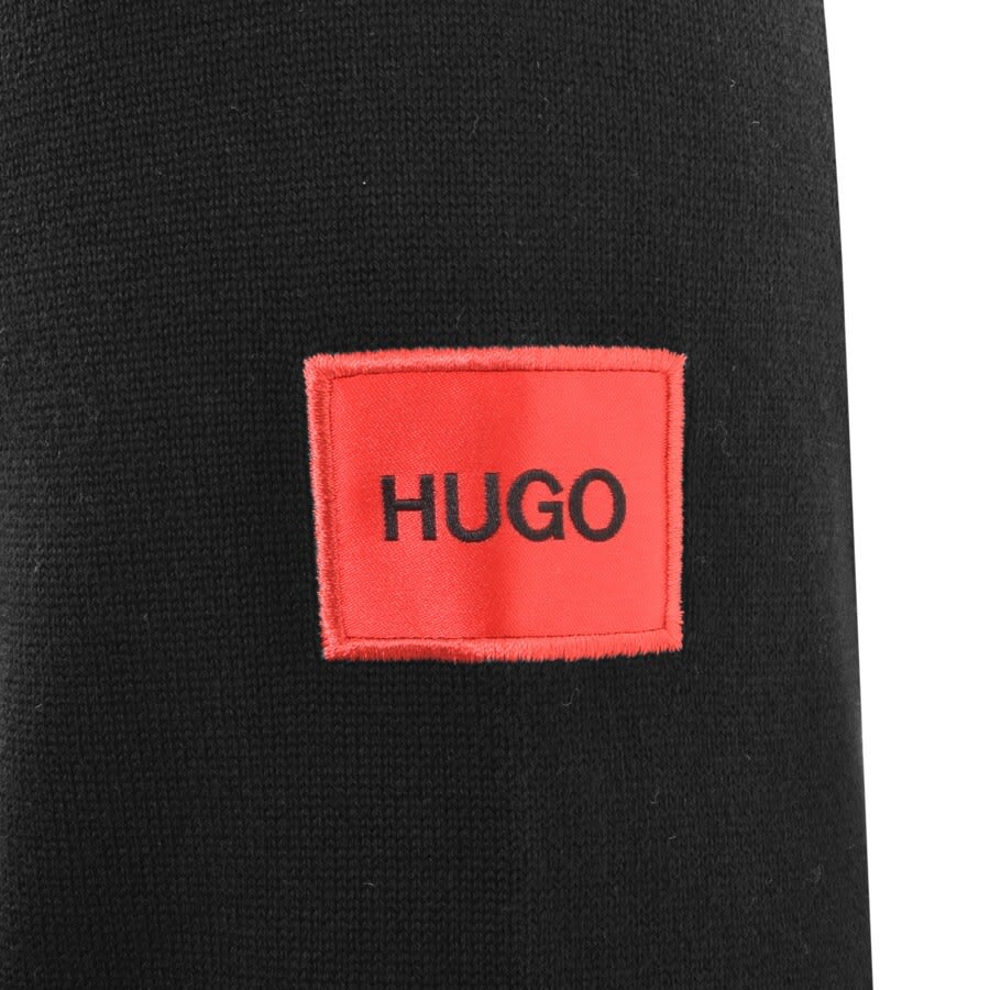 Alternative Image for ProductHUGO San Quintus Half Zip Knit Jumper Black3