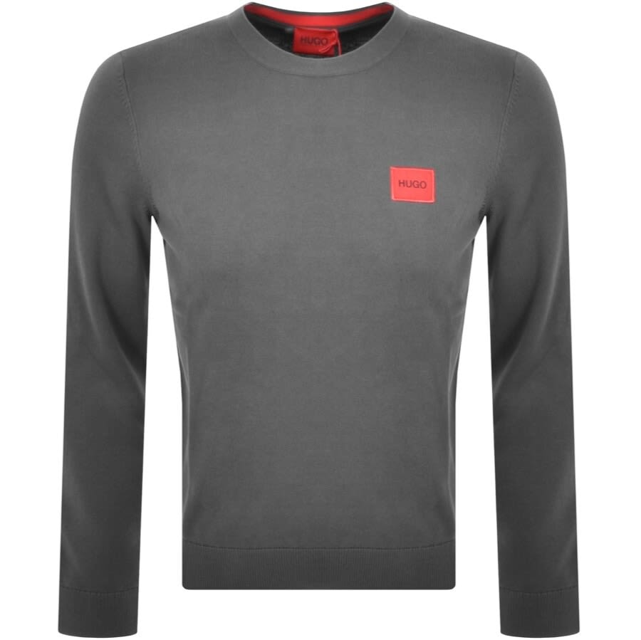 Alternative Image for ProductHUGO San Cassius Knit Jumper Grey1