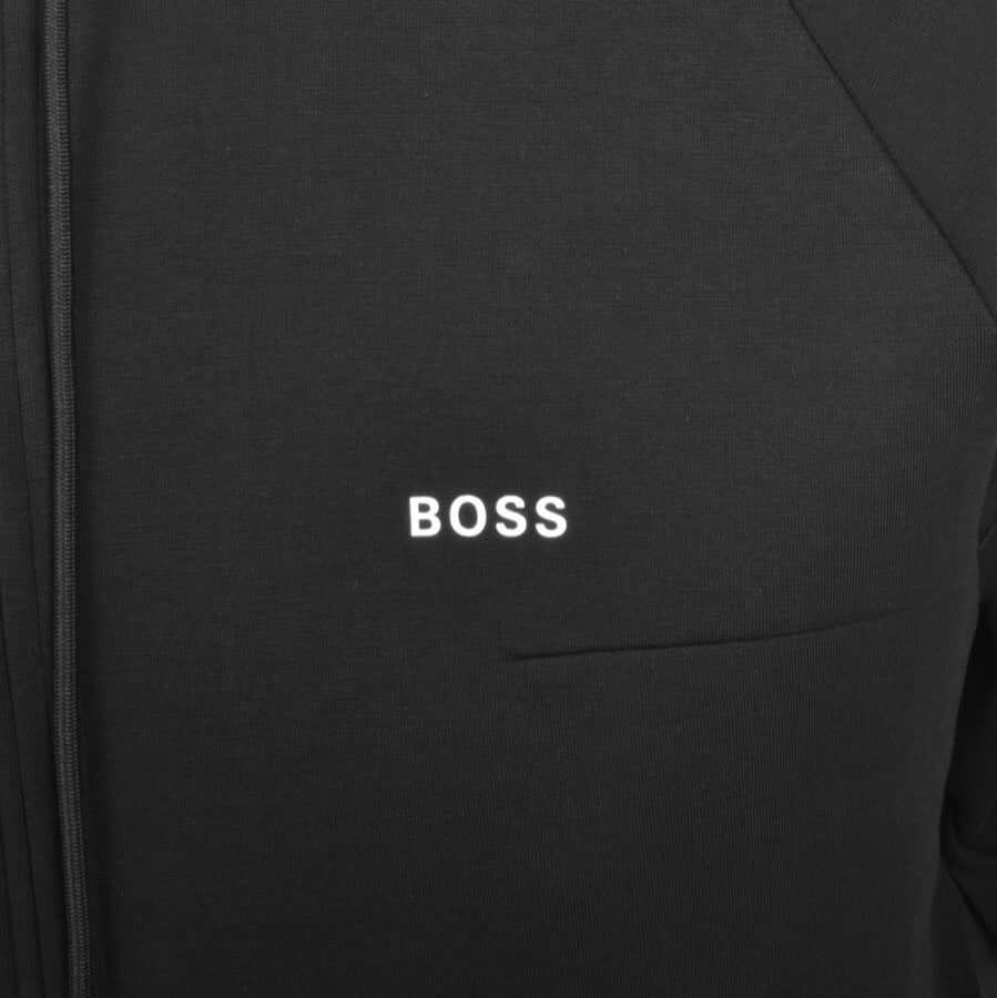 Alternative Image for ProductBOSS Saggy 1 Full Zip Hoodie Black3