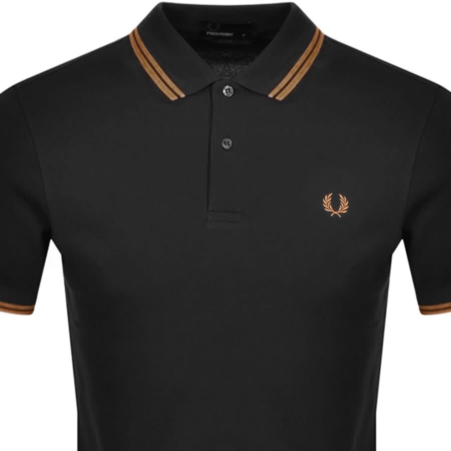 Alternative Image for ProductFred Perry Twin Tipped Polo T Shirt Black2