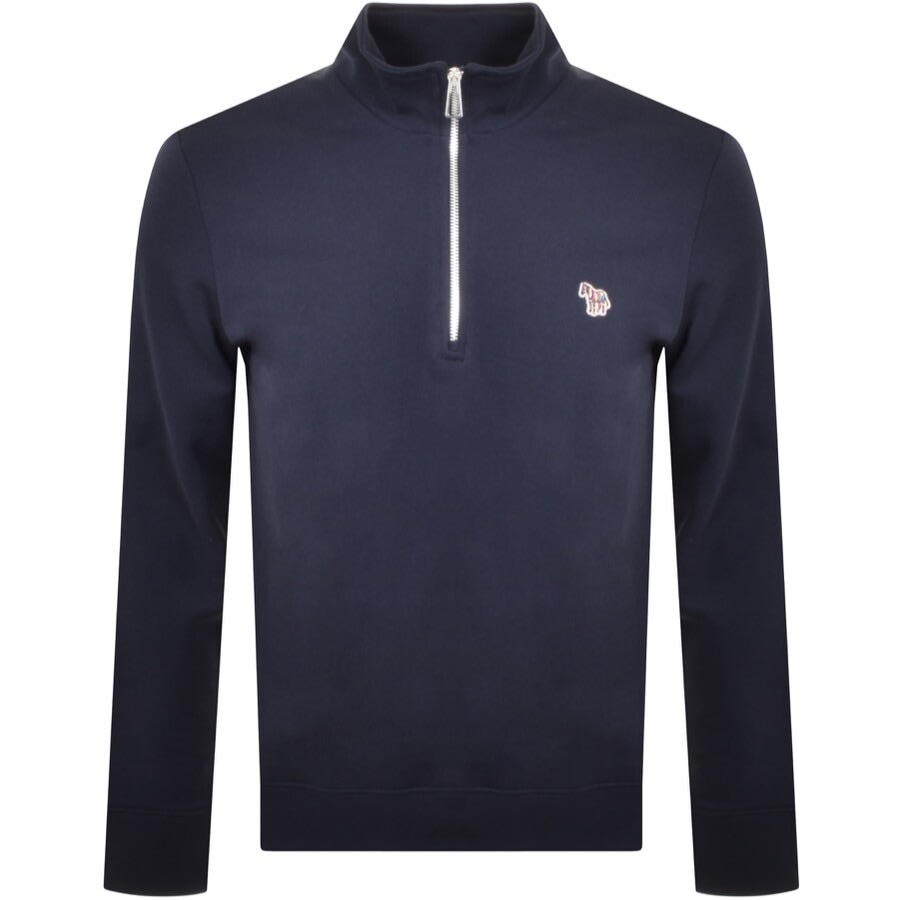 Paul Smith Half Zip Sweatshirt Navy | Mainline Menswear