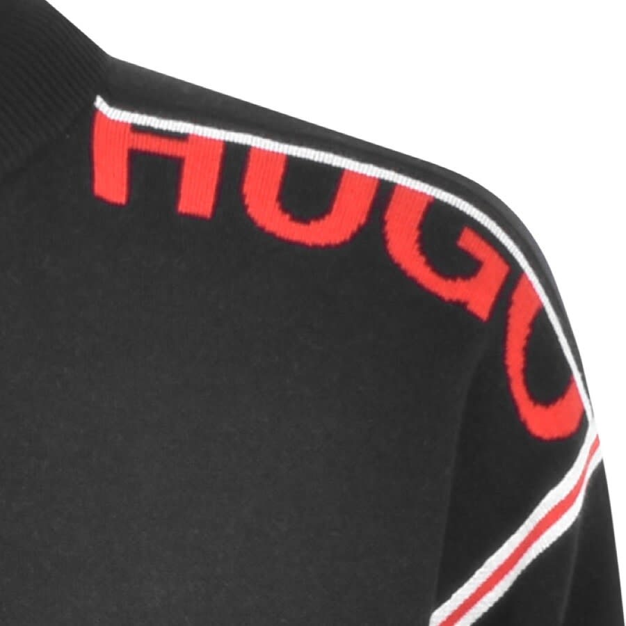 Alternative Image for ProductHUGO Slogono Half Zip Knit Jumper Navy3