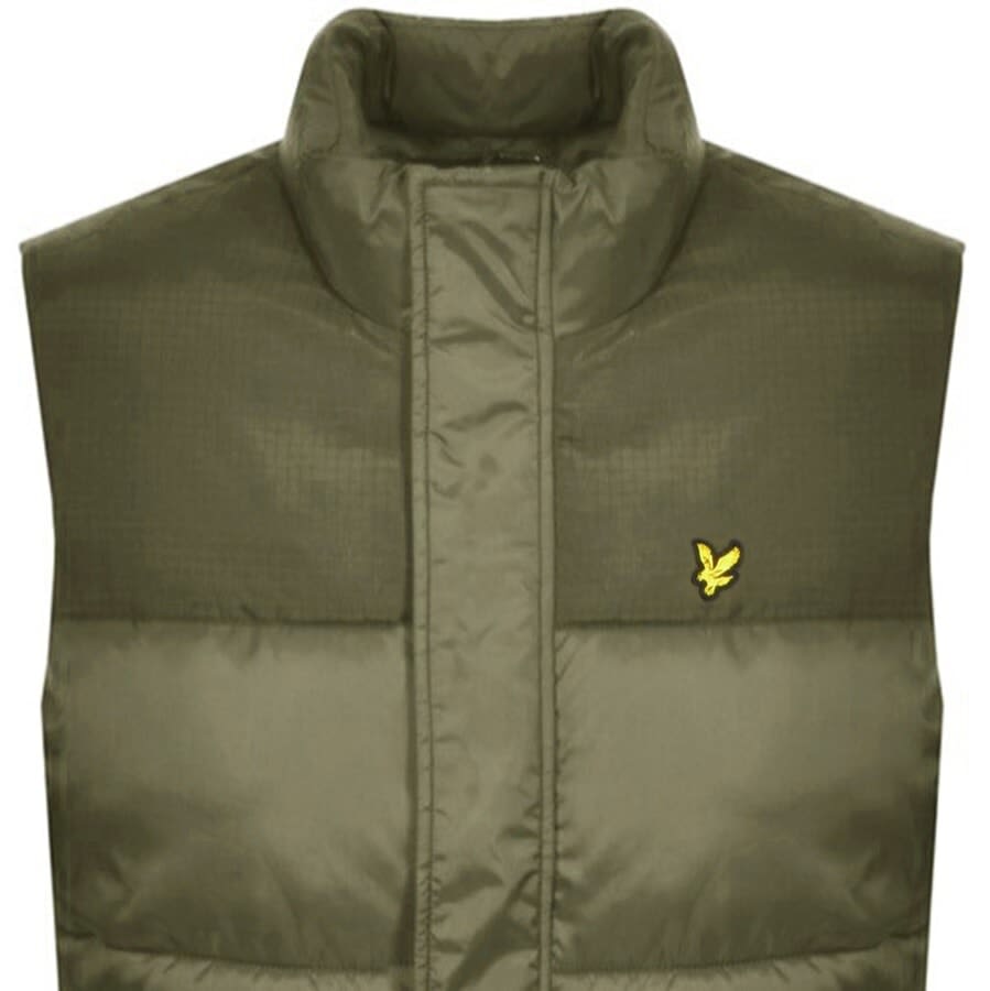 Alternative Image for ProductLyle And Scott Wadded Gilet Jacket Green2
