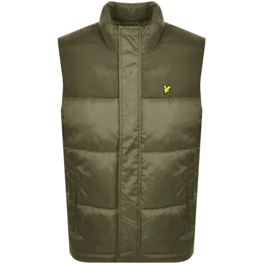 Alternative Image for ProductLyle And Scott Wadded Gilet Jacket Green1