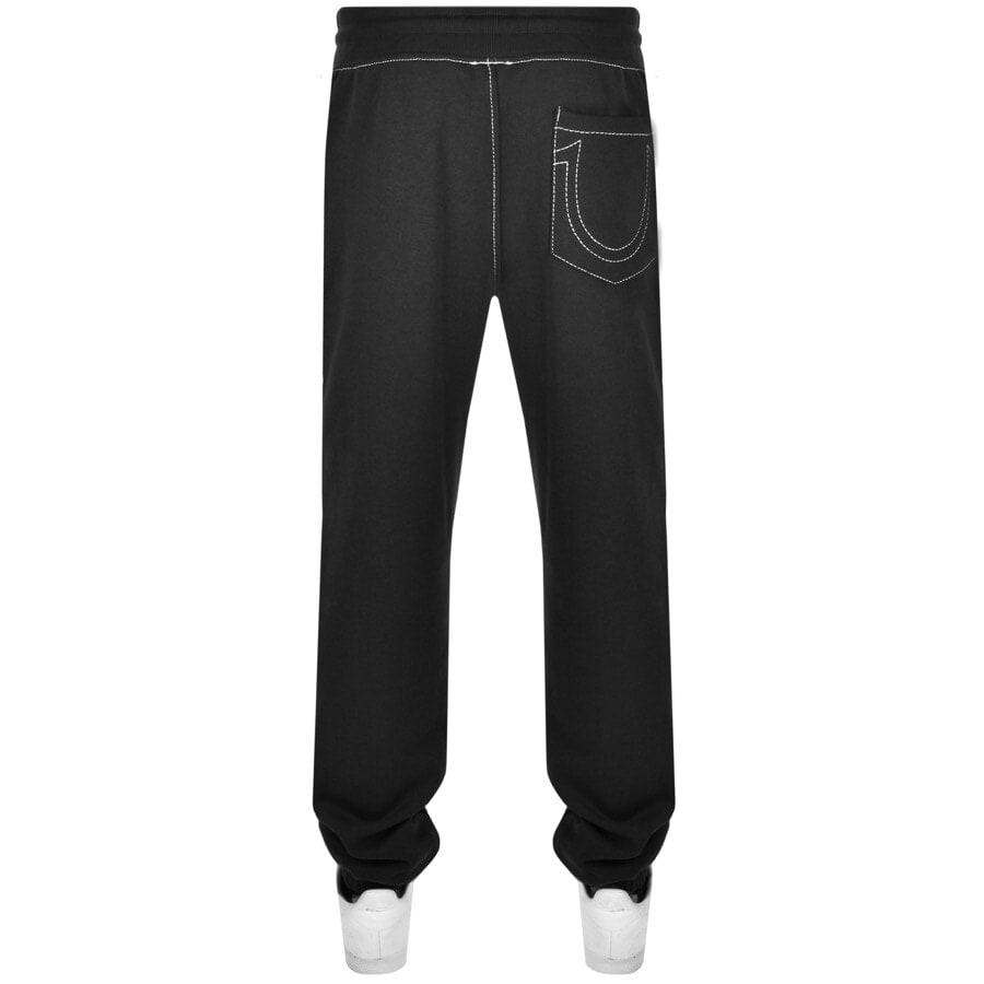 Alternative Image for ProductTrue Religion Big T Jogging Bottoms Black2