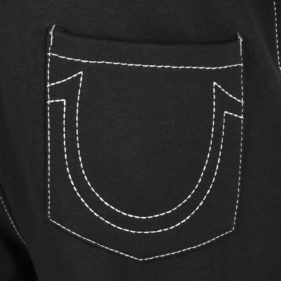 Alternative Image for ProductTrue Religion Big T Jogging Bottoms Black3