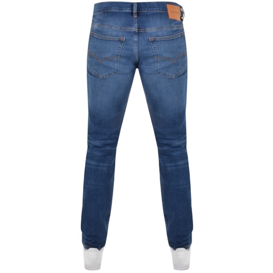 Alternative Image for ProductDiesel D Mihtry Straight Fit Jeans Mid Wash Blue2