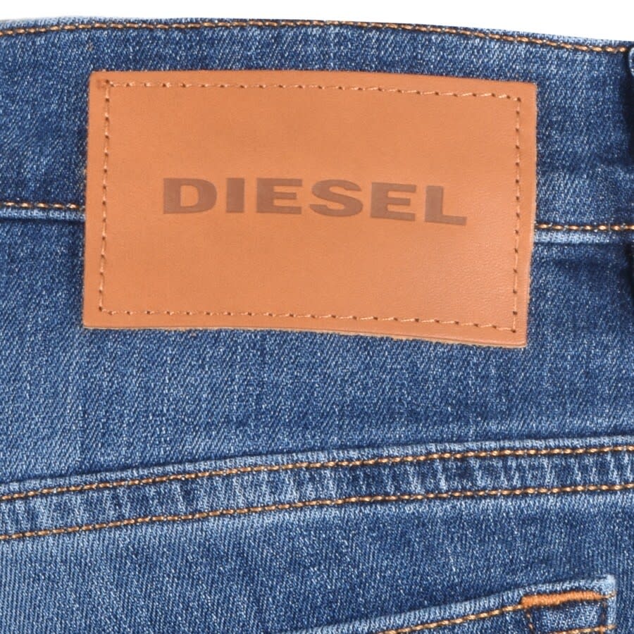 Alternative Image for ProductDiesel D Mihtry Straight Fit Jeans Mid Wash Blue3