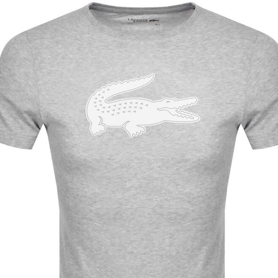 Alternative Image for ProductLacoste Sport Crew Neck T Shirt Grey2