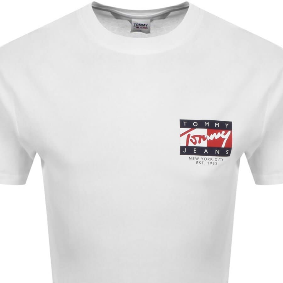 Alternative Image for ProductTommy Jeans Vintage Flag Logo T Shirt White2