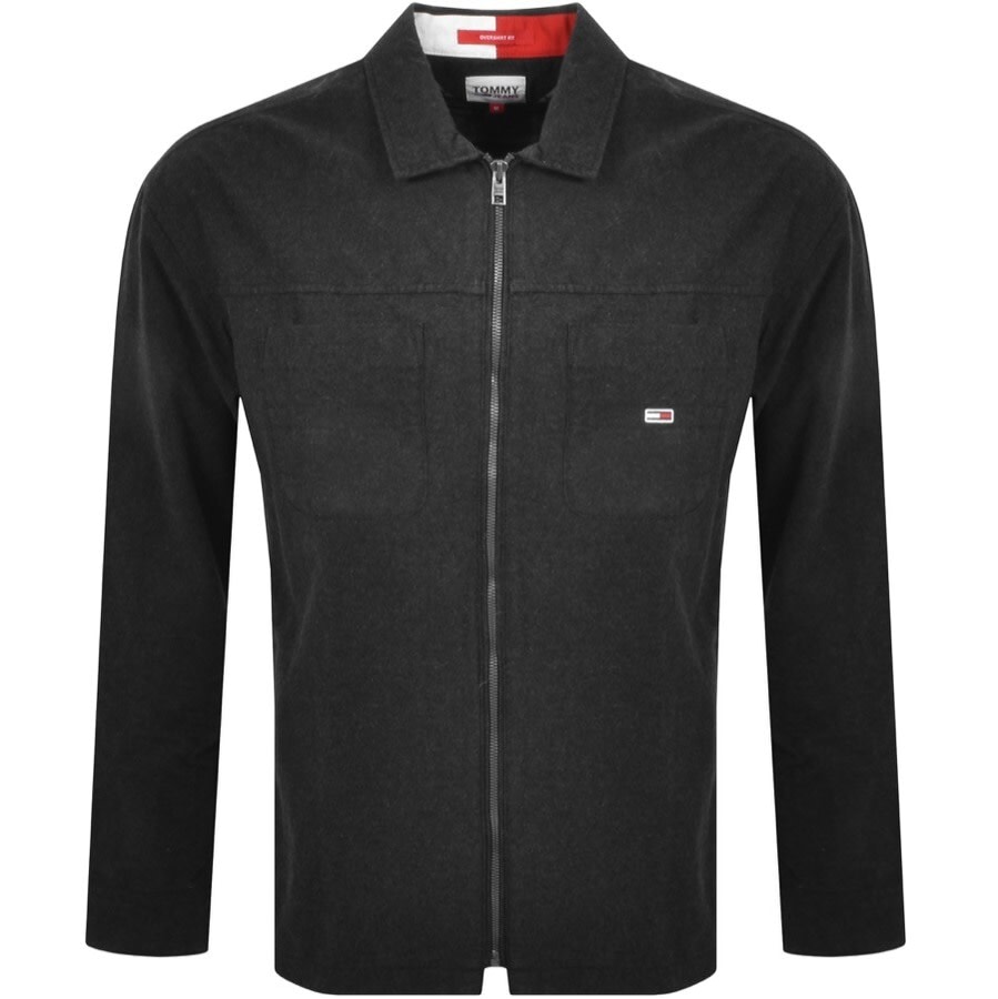 Alternative Image for ProductTommy Jeans Soft Solid Overshirt Grey1