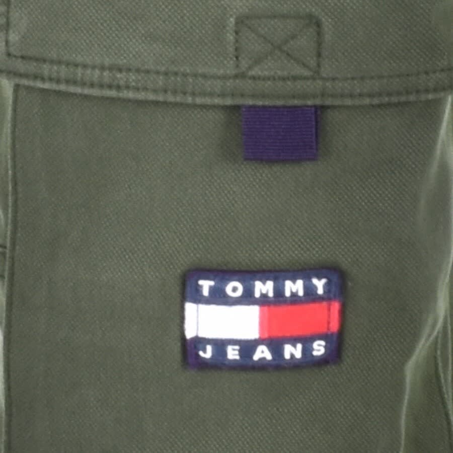 Alternative Image for ProductTommy Jeans Dad Dobby Cargo Trousers Green3