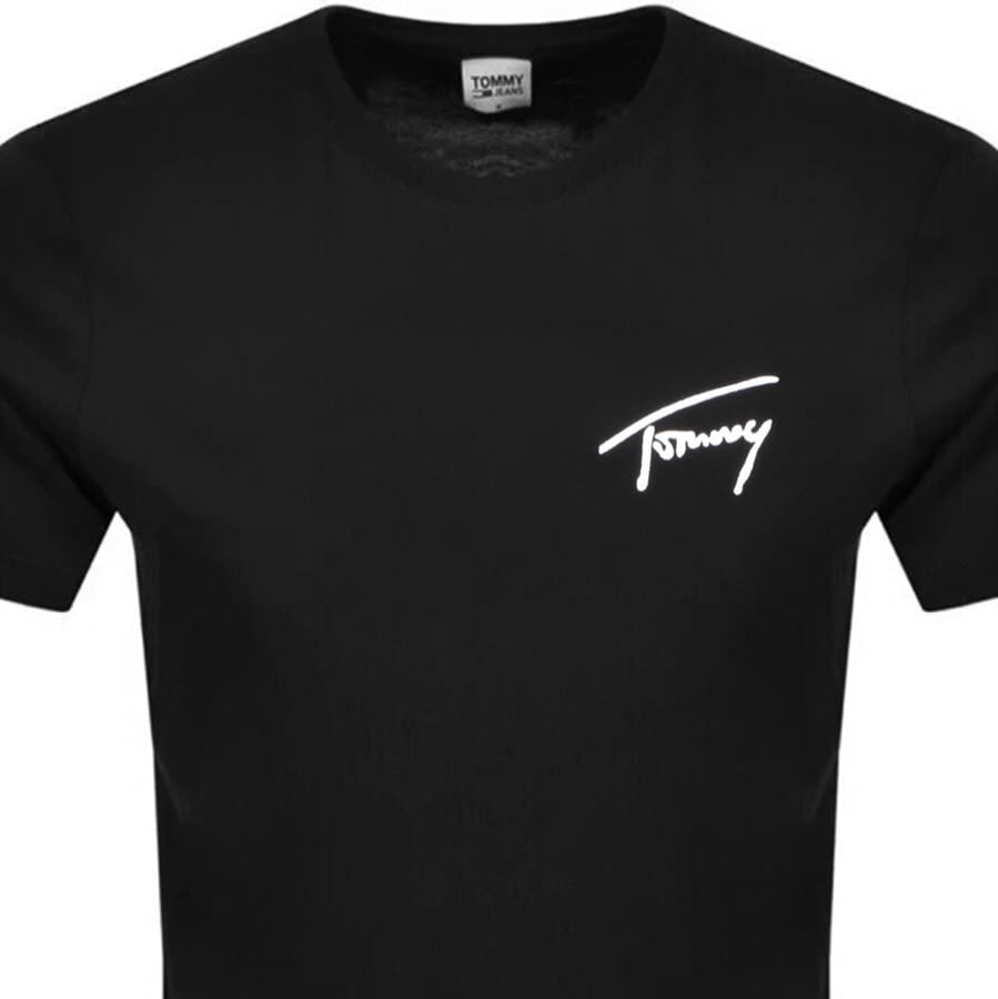 Alternative Image for ProductTommy Jeans Signature T Shirt Black2