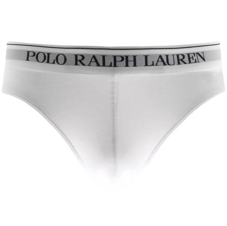 Mens Polo Ralph Lauren white Low-Rise Briefs (3-Pack)