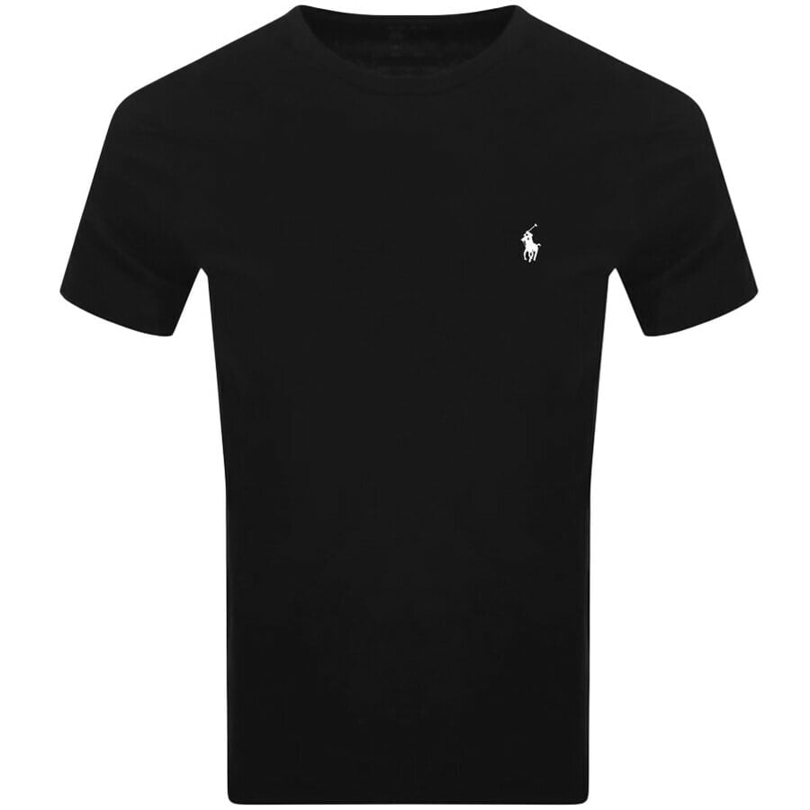 Ralph Lauren Crew Neck T Shirt Black | Mainline Menswear Australia