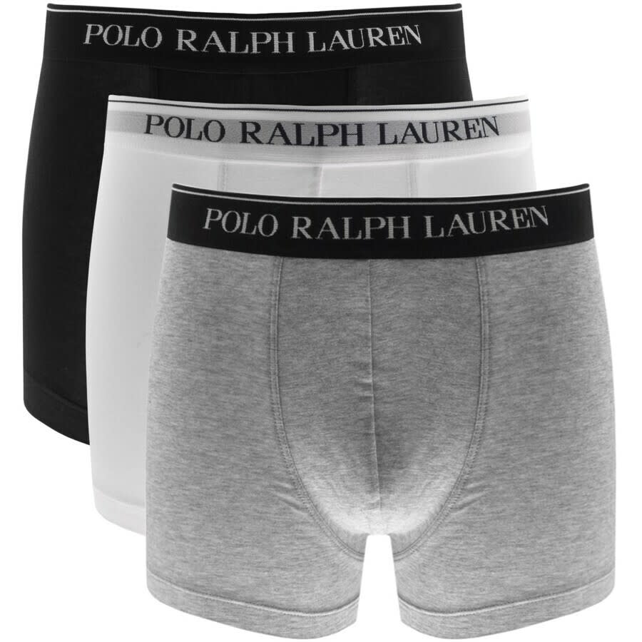 Ralph Lauren Underwear 3 Pack Trunks Black | Mainline Menswear