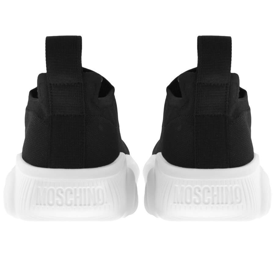 Alternative Image for ProductMoschino Logo Trainers Black2