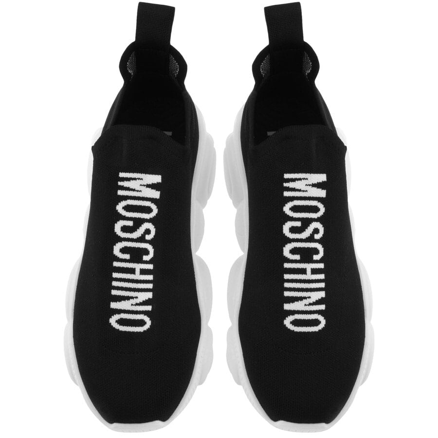 Alternative Image for ProductMoschino Logo Trainers Black3