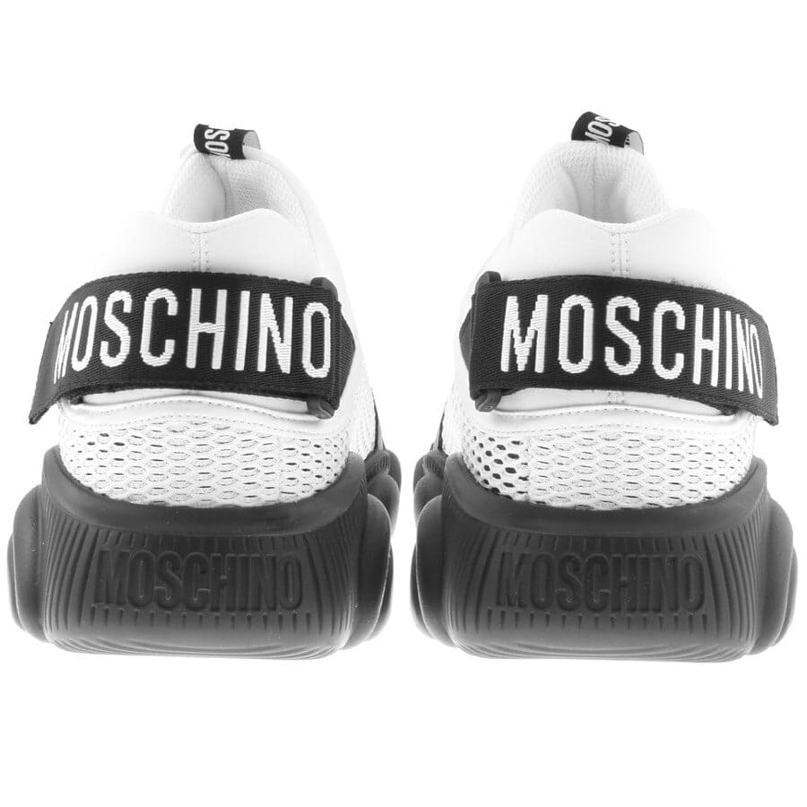 Alternative Image for ProductMoschino Logo Trainers White2