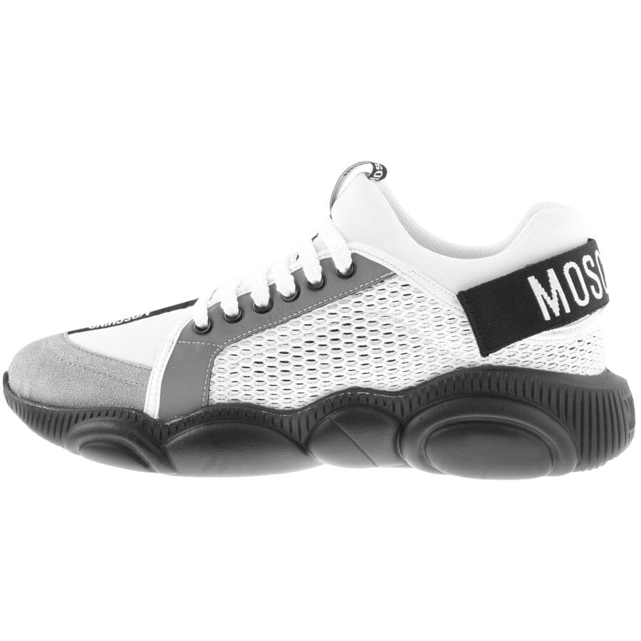 Alternative Image for ProductMoschino Logo Trainers White1