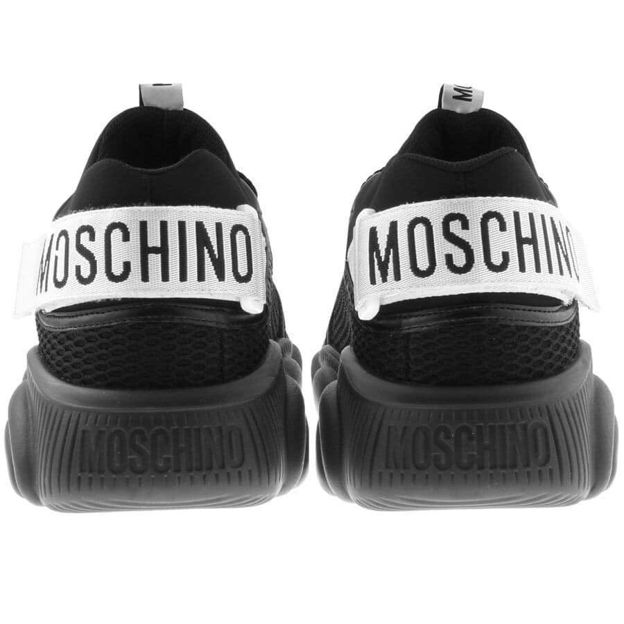Alternative Image for ProductMoschino Logo Trainers Black2