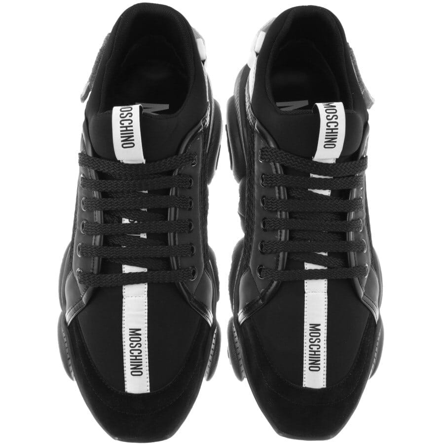 Alternative Image for ProductMoschino Logo Trainers Black3