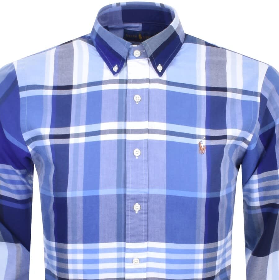 Alternative Image for ProductRalph Lauren Oxford Long Sleeve Shirt Blue2
