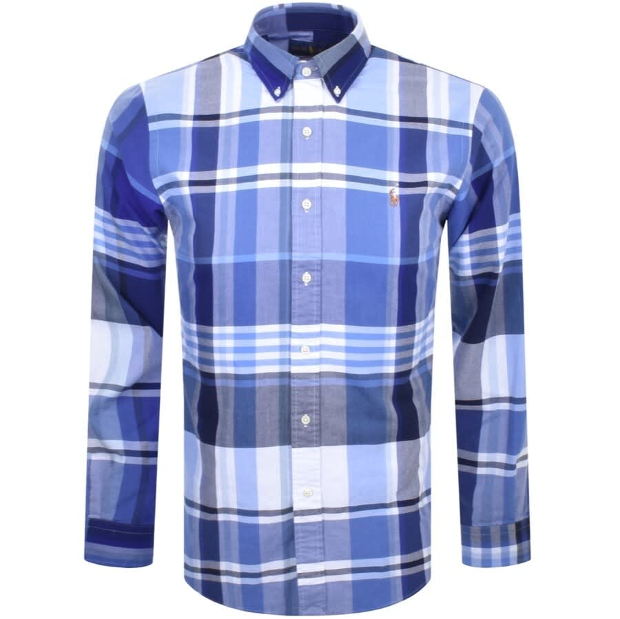 Alternative Image for ProductRalph Lauren Oxford Long Sleeve Shirt Blue1
