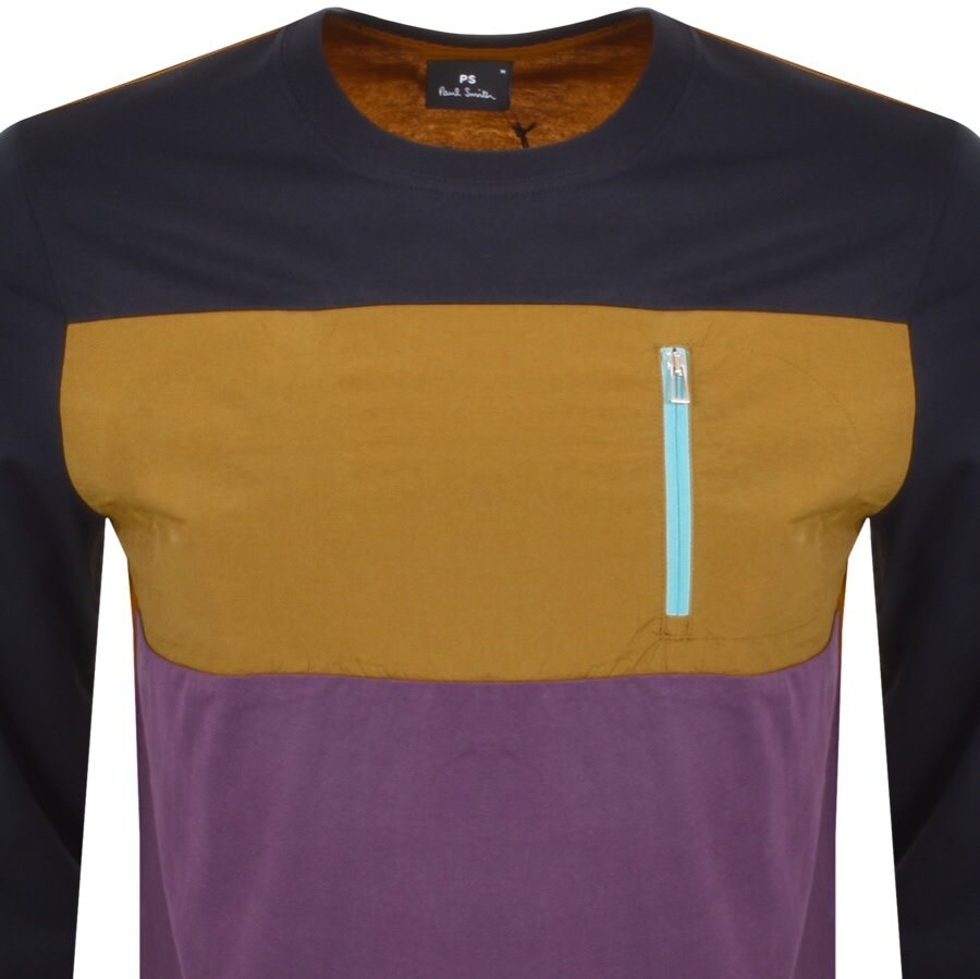 Alternative Image for ProductPS By Paul Smith Long Sleeve T Shirt Purple2