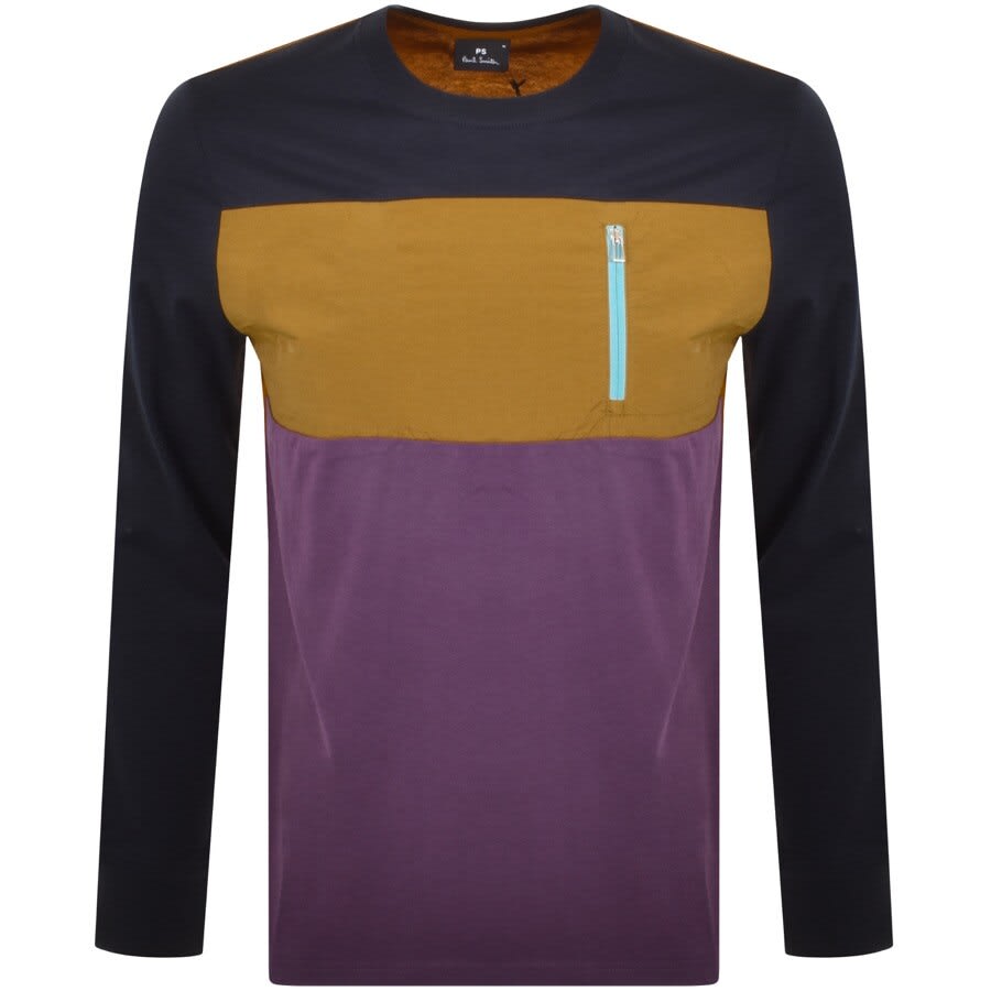 Alternative Image for ProductPS By Paul Smith Long Sleeve T Shirt Purple1