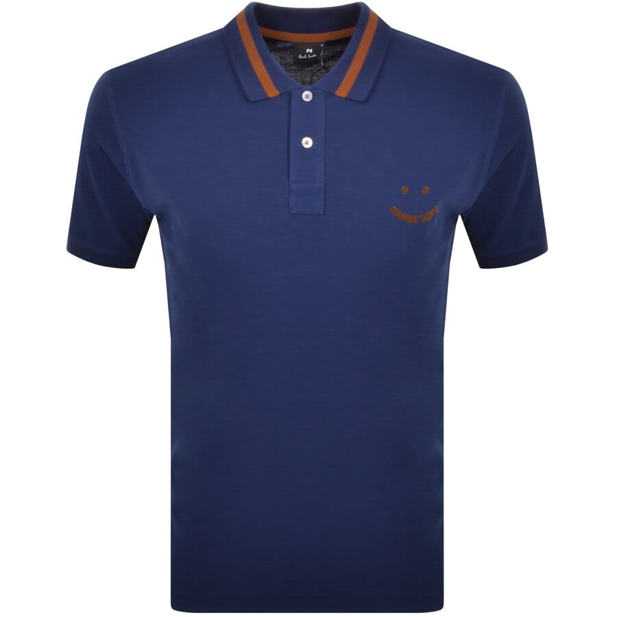 Alternative Image for ProductPS By Paul Smith Happy Polo T Shirt Navy1