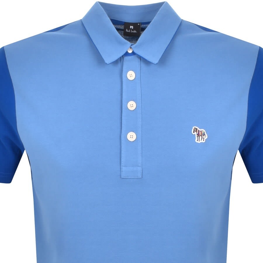 Alternative Image for ProductPS By Paul Smith Mix Up Polo T Shirt Blue2