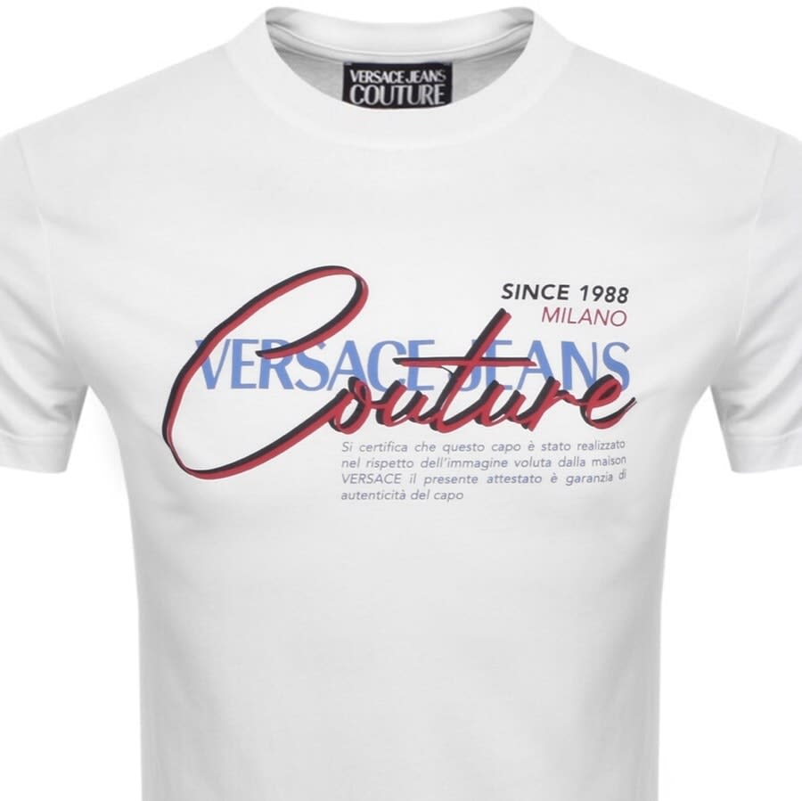 Alternative Image for ProductVersace Jeans Couture Logo T Shirt White2