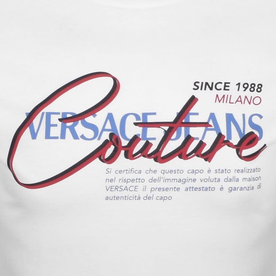Alternative Image for ProductVersace Jeans Couture Logo T Shirt White3
