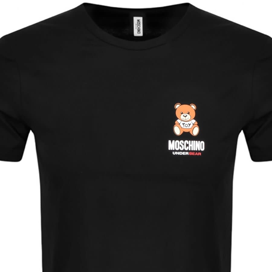 Alternative Image for ProductMoschino Lounge Bear Logo T Shirt Black2