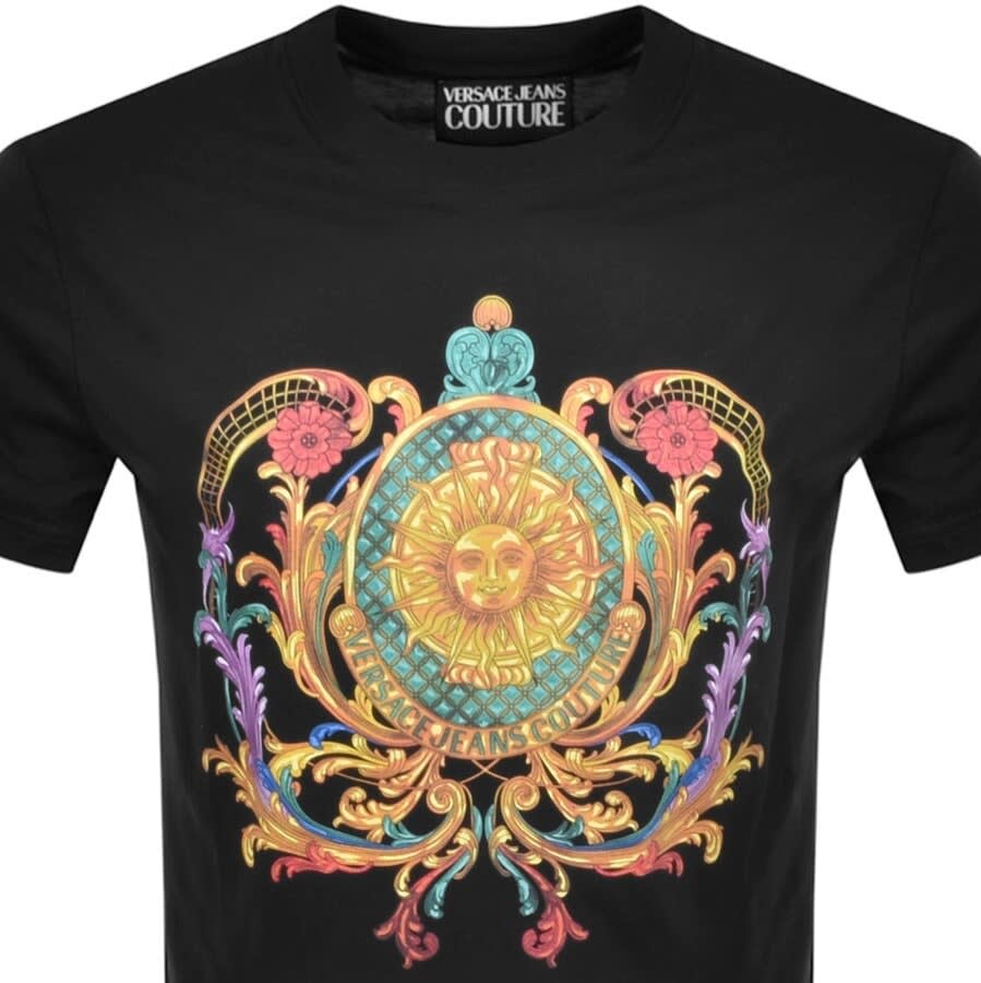 Alternative Image for ProductVersace Jeans Couture Logo T Shirt Black2