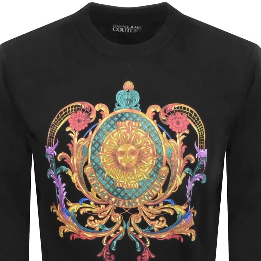 Alternative Image for ProductVersace Jeans Couture Logo Sweatshirt Black2