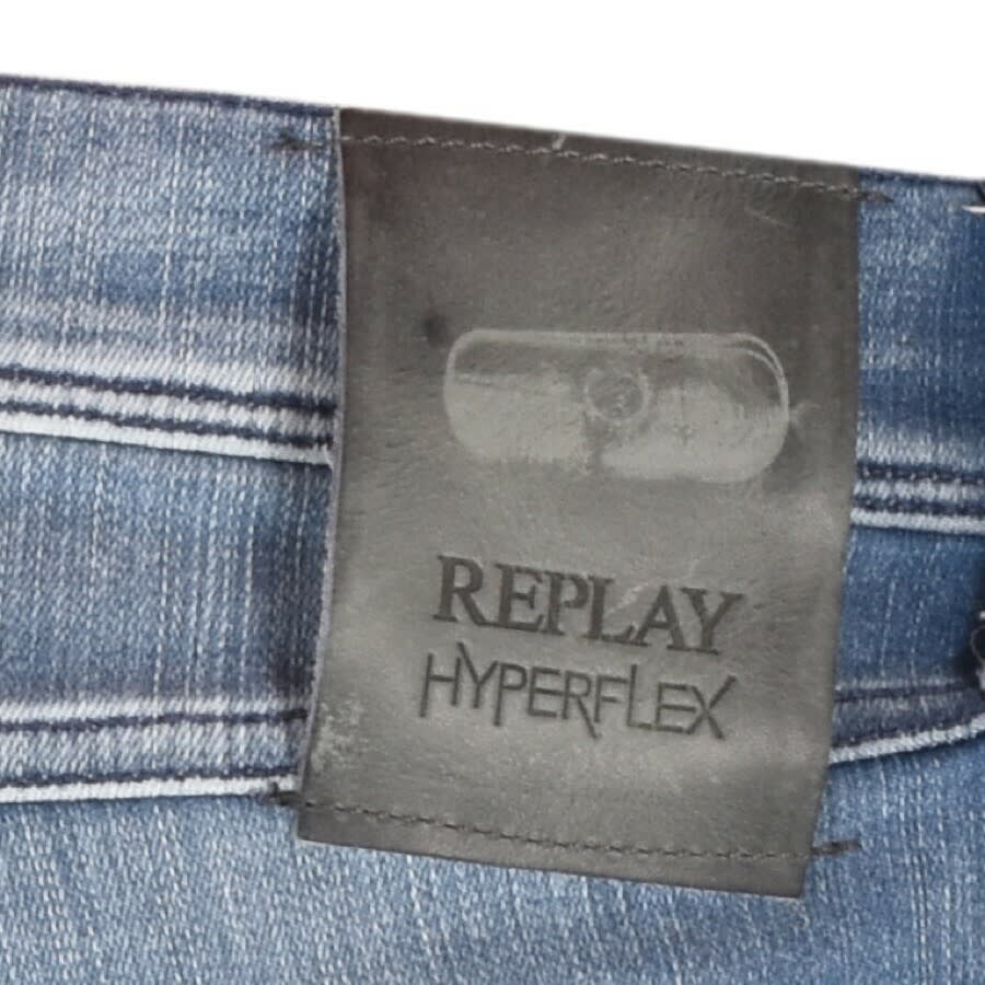 Alternative Image for ProductReplay Anbass Hyperflex Jeans Blue3