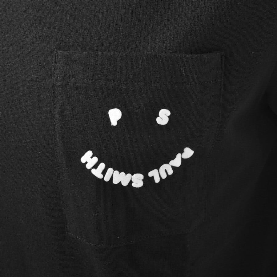 Alternative Image for ProductPS By Paul Smith Happy Smile Logo T Shirt Black3