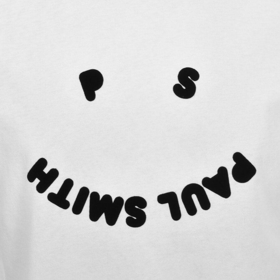 Alternative Image for ProductPS By Paul Smith Happy Smile Logo T Shirt White3