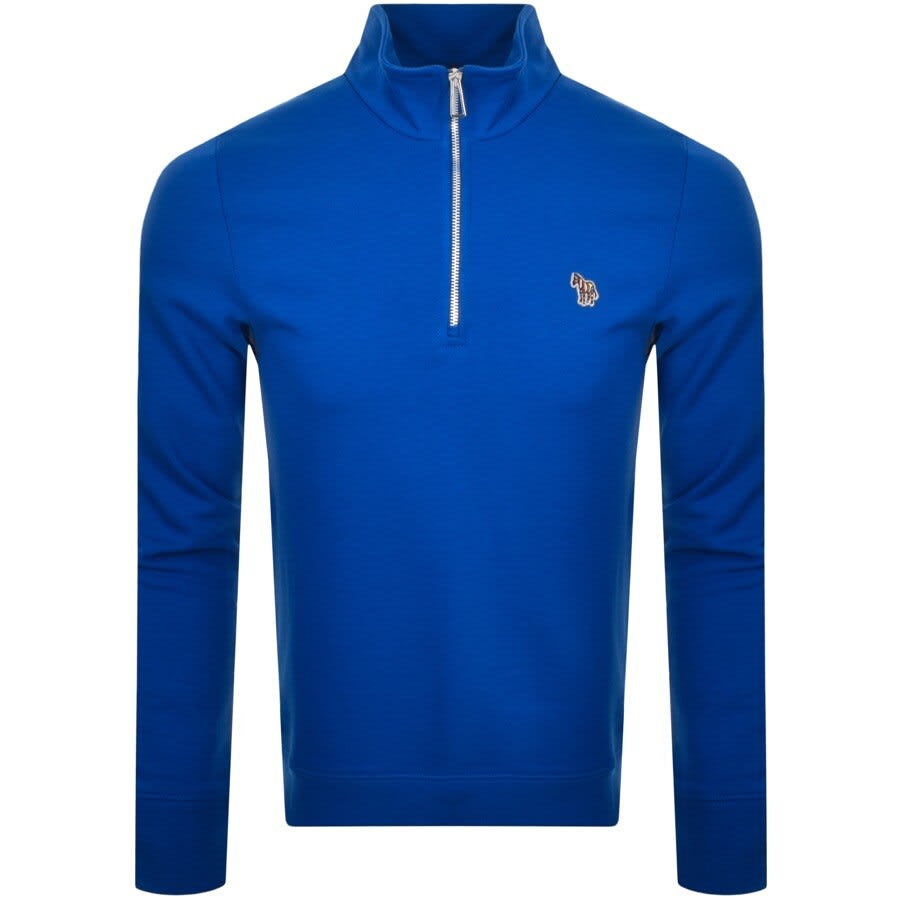 Alternative Image for ProductPS By Paul Smith Half Zip Sweatshirt Blue1