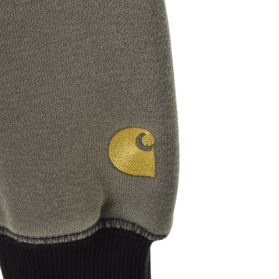 Alternative Image for ProductCarhartt WIP Logo Hoodie Green3