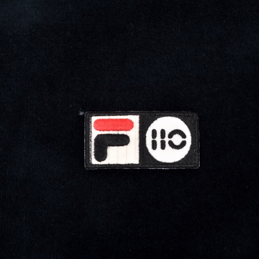 Alternative Image for ProductFila Vintage Hector Velour T Shirt Black3