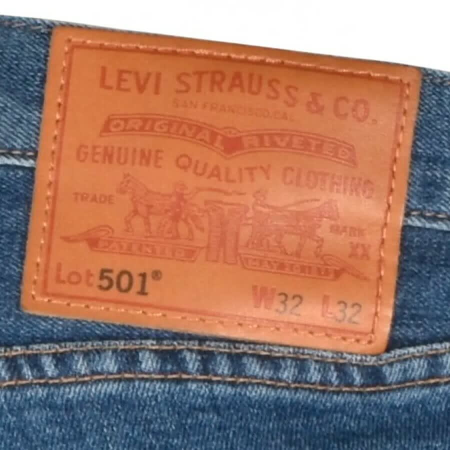 Alternative Image for ProductLevis 501 Original Fit Jeans Blue3