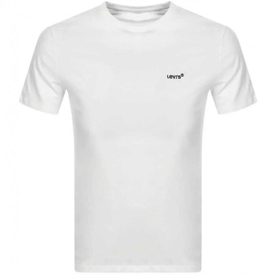 Alternative Image for ProductLevis Logo Crew Neck T Shirt White1