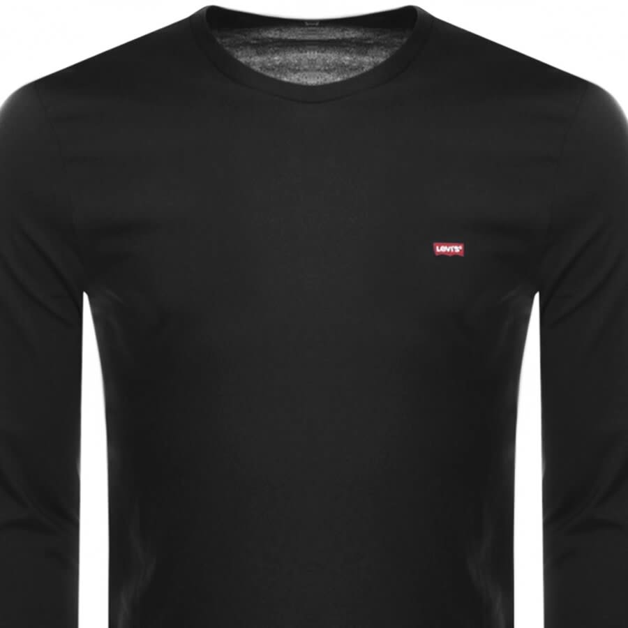 Alternative Image for ProductLevis Original Logo Long Sleeve T Shirt Black2
