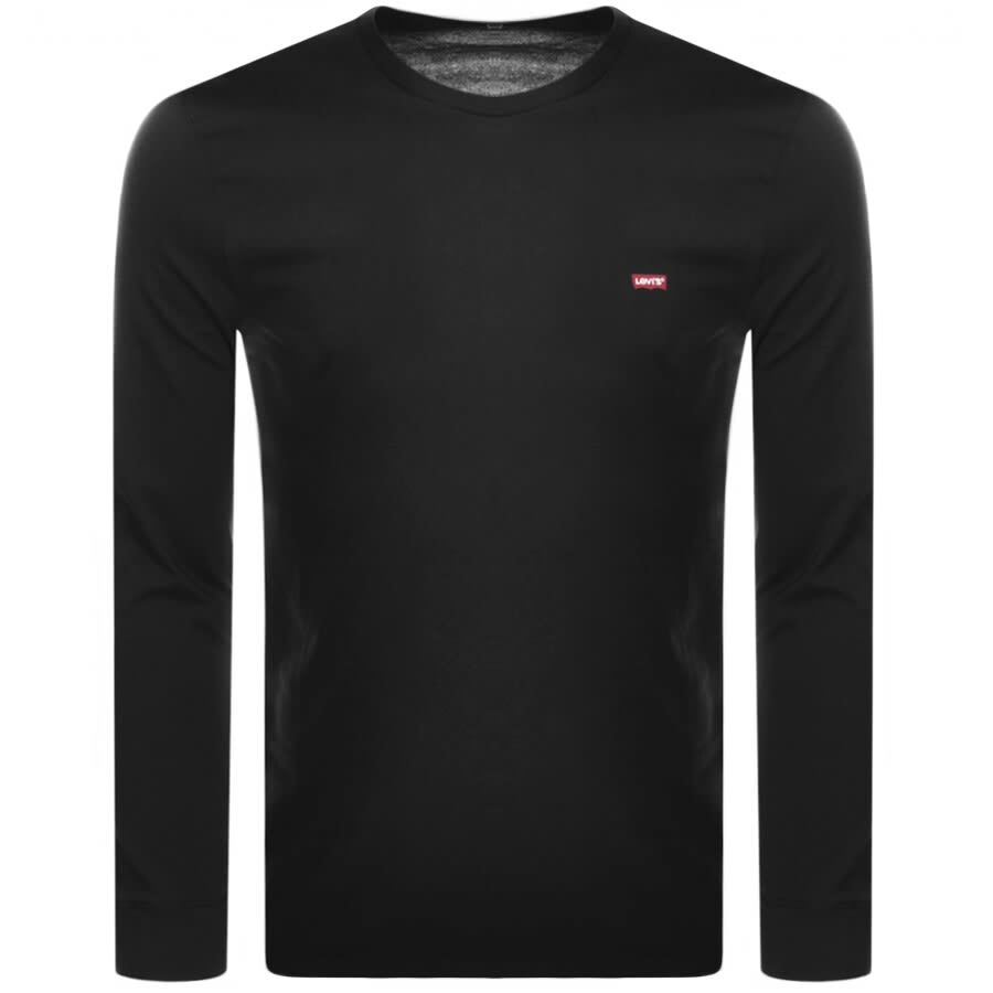 Alternative Image for ProductLevis Original Logo Long Sleeve T Shirt Black1