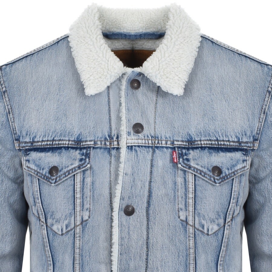 Alternative Image for ProductLevis Sherpa Trucker Jacket Blue2